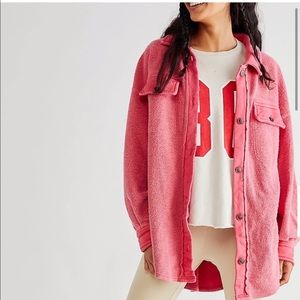 Free People Ruby jacket In Pink Spark